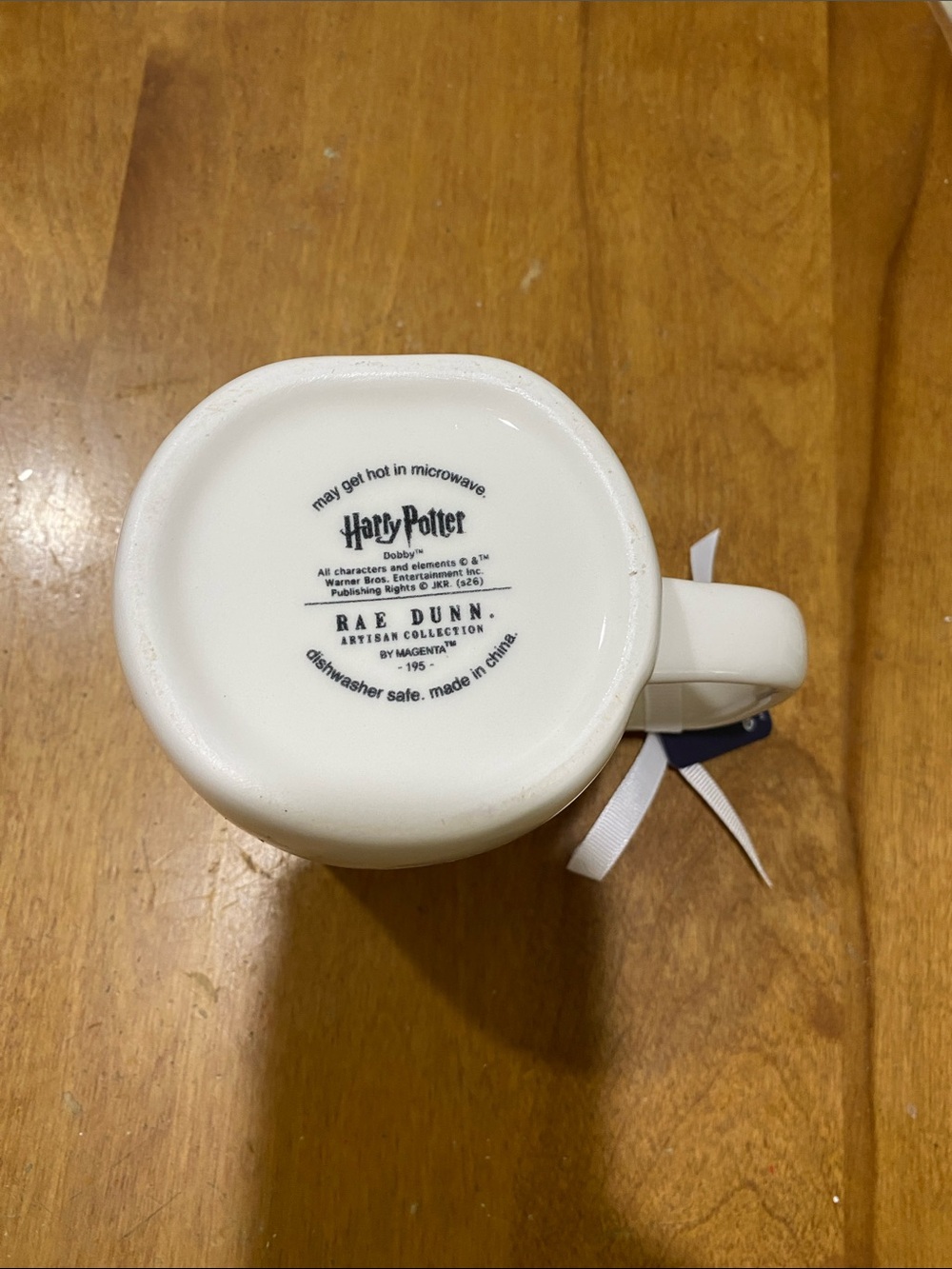 NWT.  Rae Dunn, 24 oz., “Dobby”, ceramic mug. - Picture 10 of 11